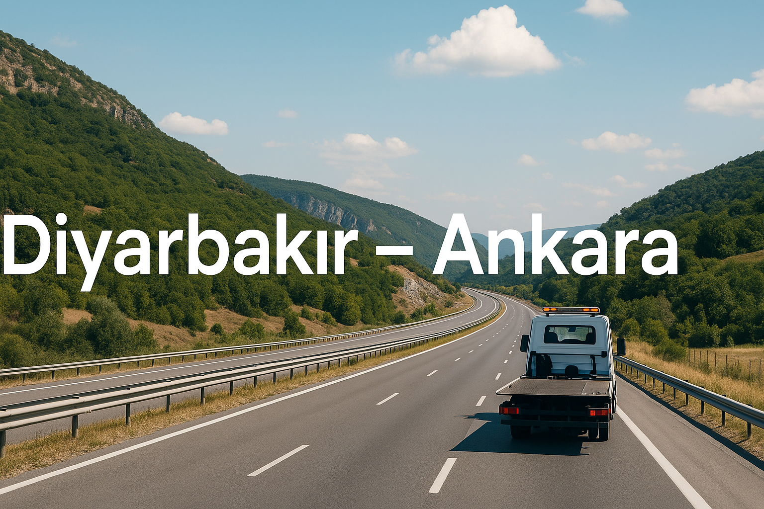 Diyarbakır - Ankara - Diyarbakır Şehirler Arası Oto Çekici Kurtarma