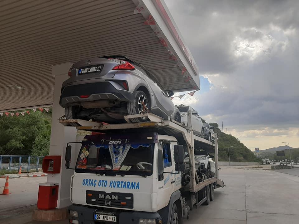 İzmir Erzurum şehirler arası çoklu araç taşıma çekici