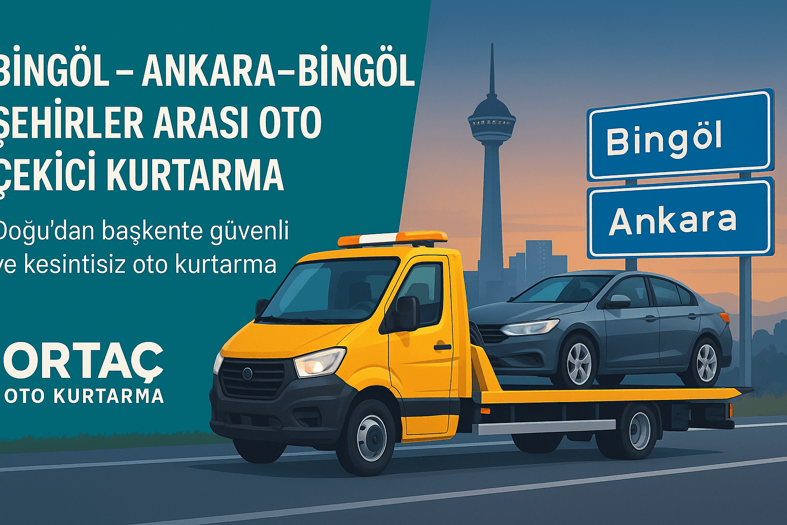 Bingöl Bursa Bingöl şehirler arası oto çekici kurtarma