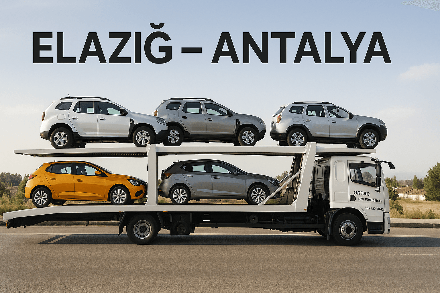 Elazığ Antalya Elazığ şehirler arası oto çekici kurtarma